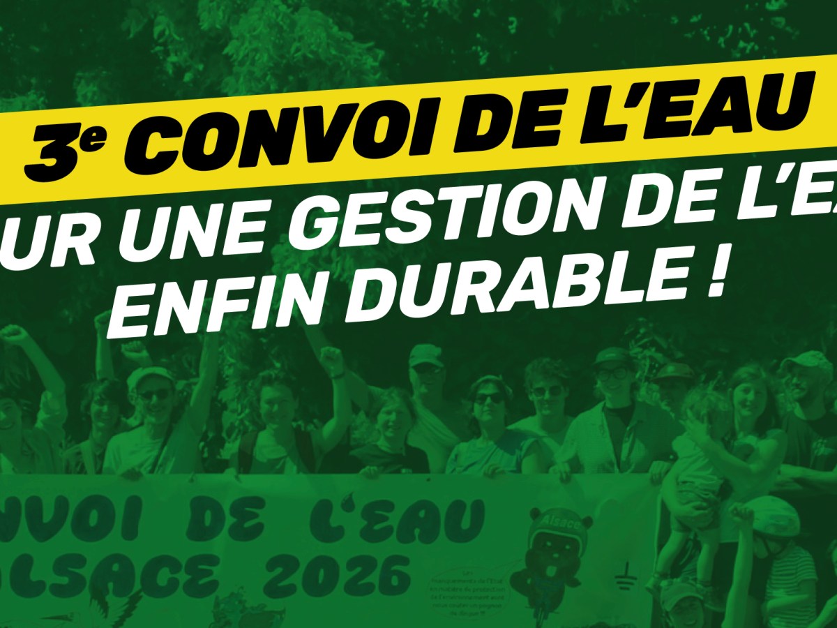 3e Convoi de l&rsquo;Eau en Alsace : une mobilisation pour un avenir&nbsp;durable