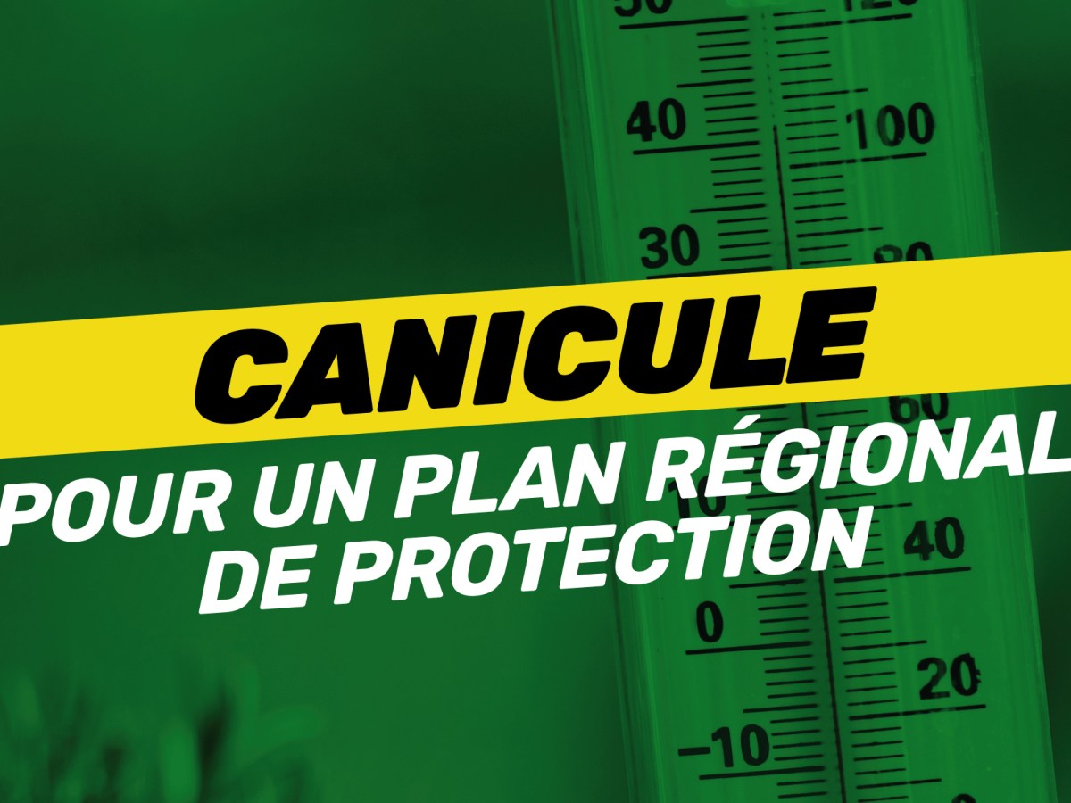 Motion – Pour un plan régional de protection face aux canicules 